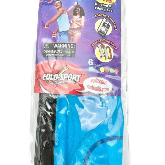 Eolo-Sport Try Blue Stunt Kite 37x15in Dual Control NEW - Picture 3 of 8